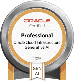 Oracle Cloud Infrastructure 2025 Generative AI Professional